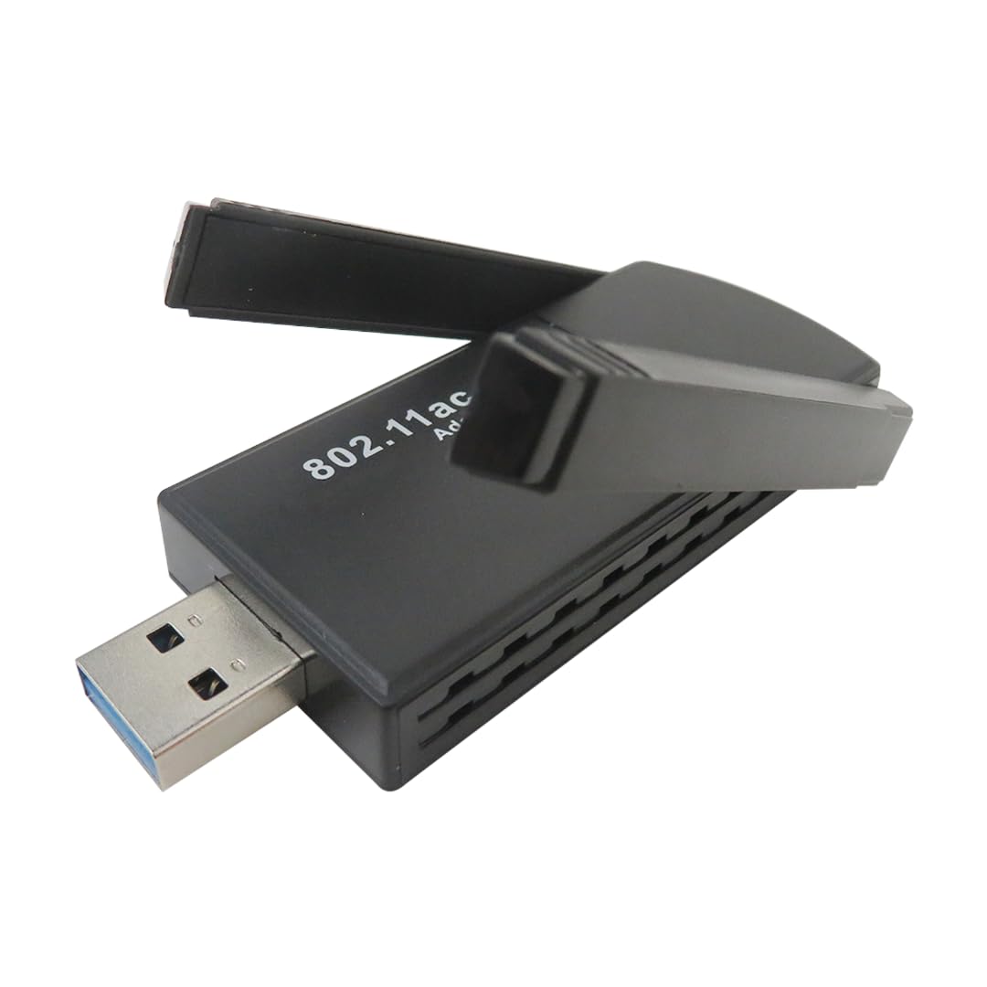 Wireless USB Adapter 1300Mbps Dual Antennas 5G/2.4G WiFi Adapter A831