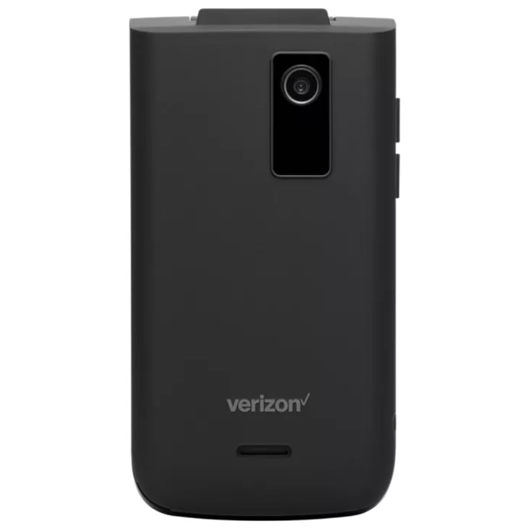 4G LTE Flip Phone with 2.8" Screen, Camera, Wi-Fi, Bluetooth, Unlocked - Black F10959