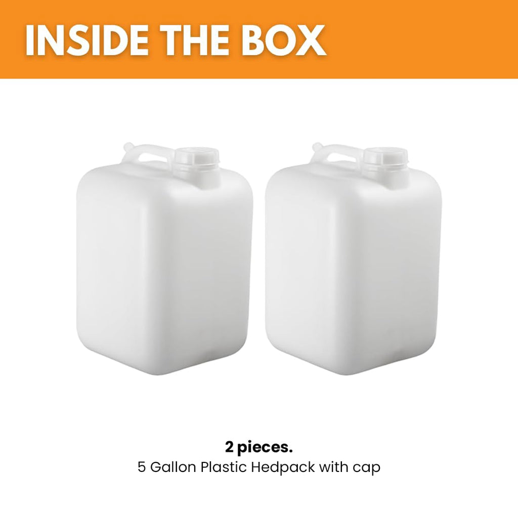 5 Gallon White Water Container B921672