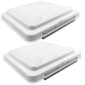 White 14" x 14" Replacement RV Roof Vent Lid Cover K2152