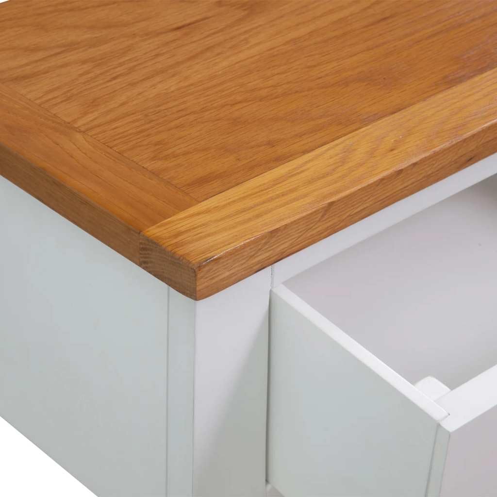 Solid Oak Wood Console Table E1947