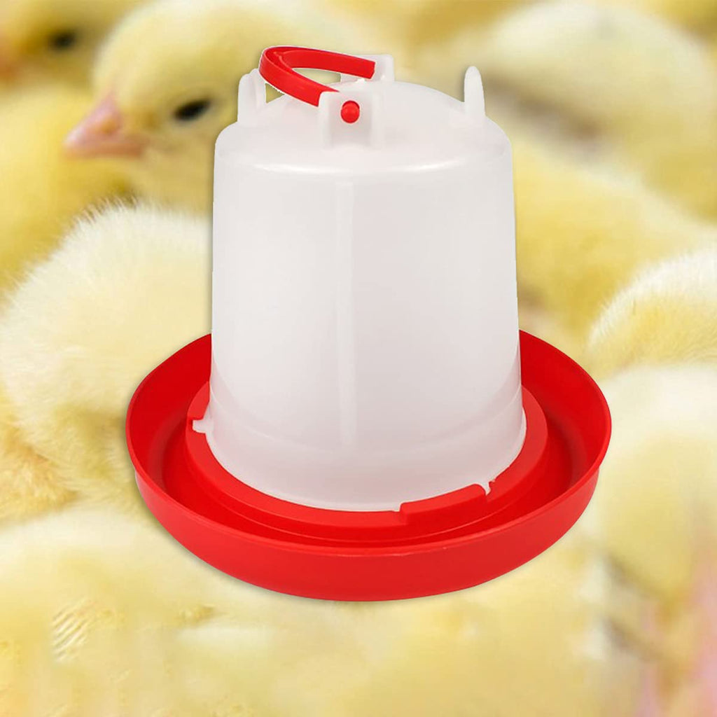 4 Pack 1 L Plastic Poultry Waterer A483591