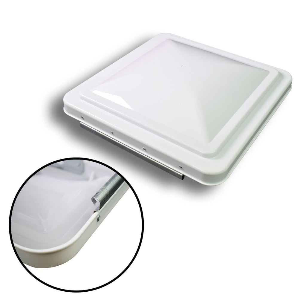 White 14" RV Roof Vent Cover Replacement Lid G46507