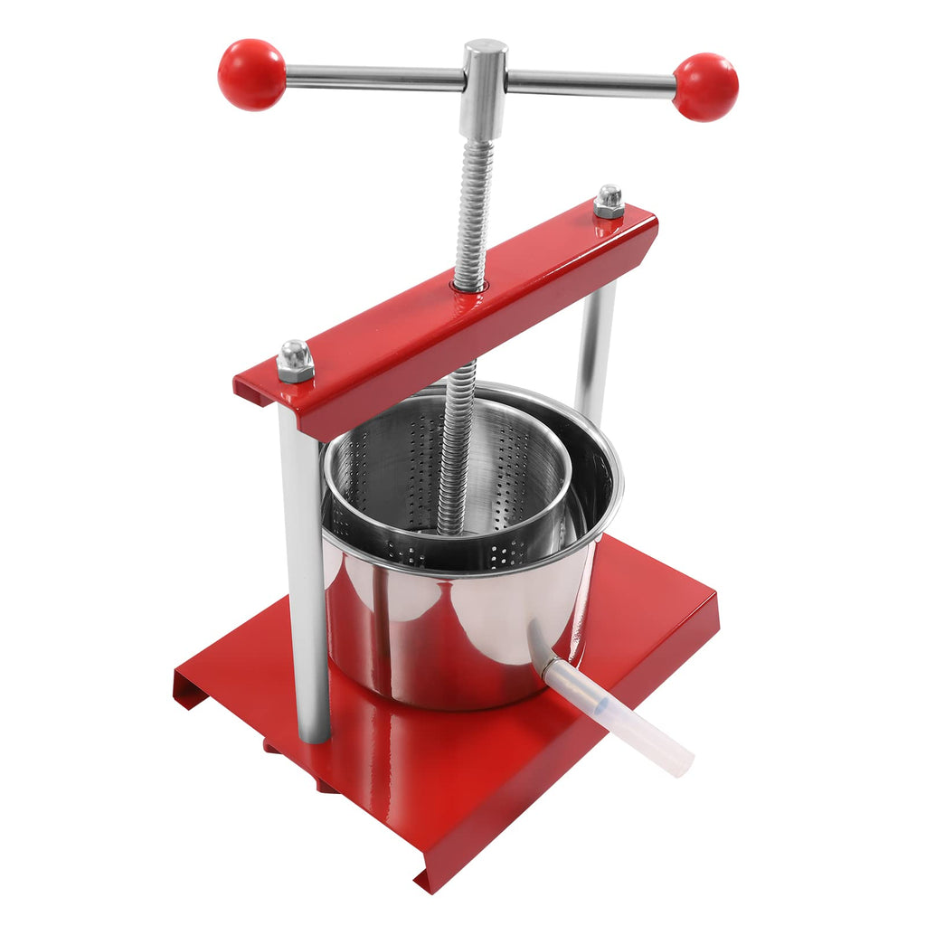 1.6 Gal Stainless Steel Manual Fruit Wine Press S767269