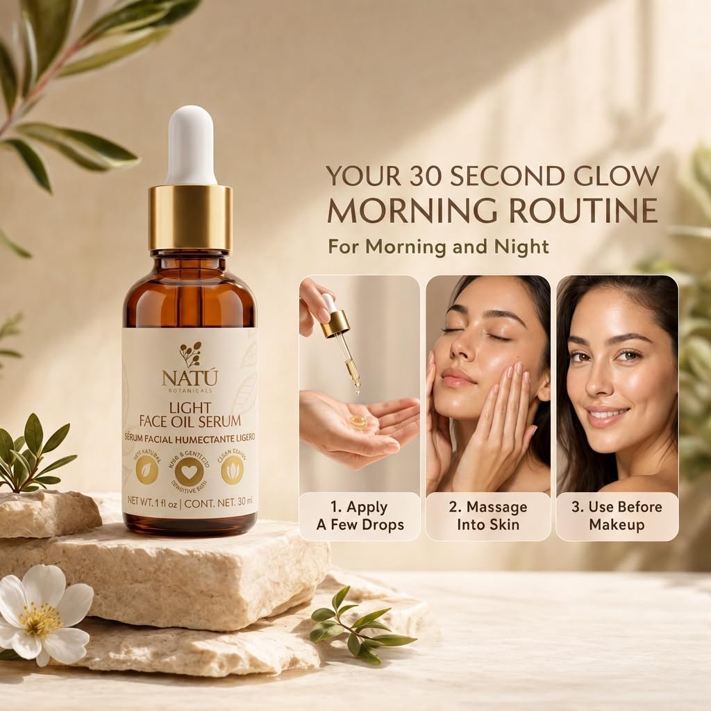 Light Face Oil Serum for Oily & Combination Skin 1 fl oz V5744