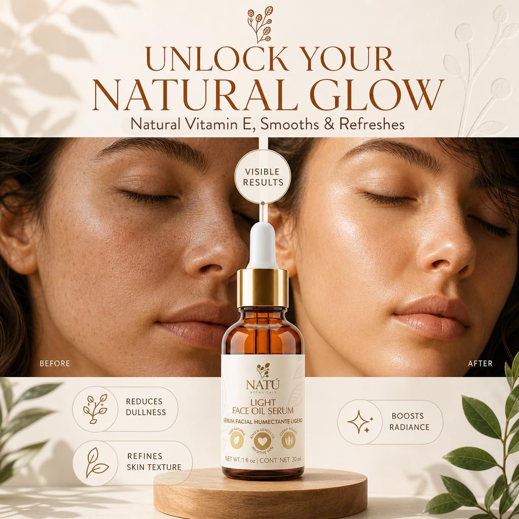 Light Face Oil Serum for Oily & Combination Skin 1 fl oz V5744