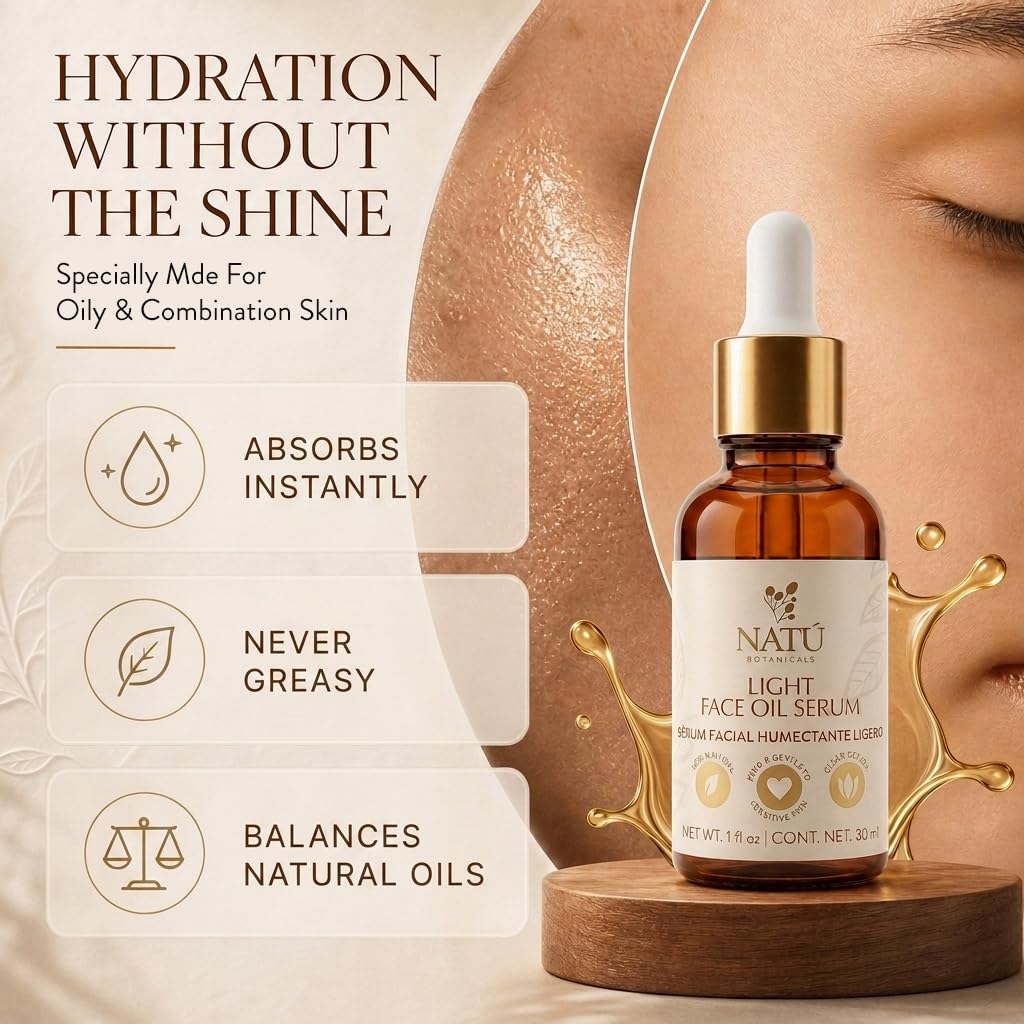 Light Face Oil Serum for Oily & Combination Skin 1 fl oz V5744