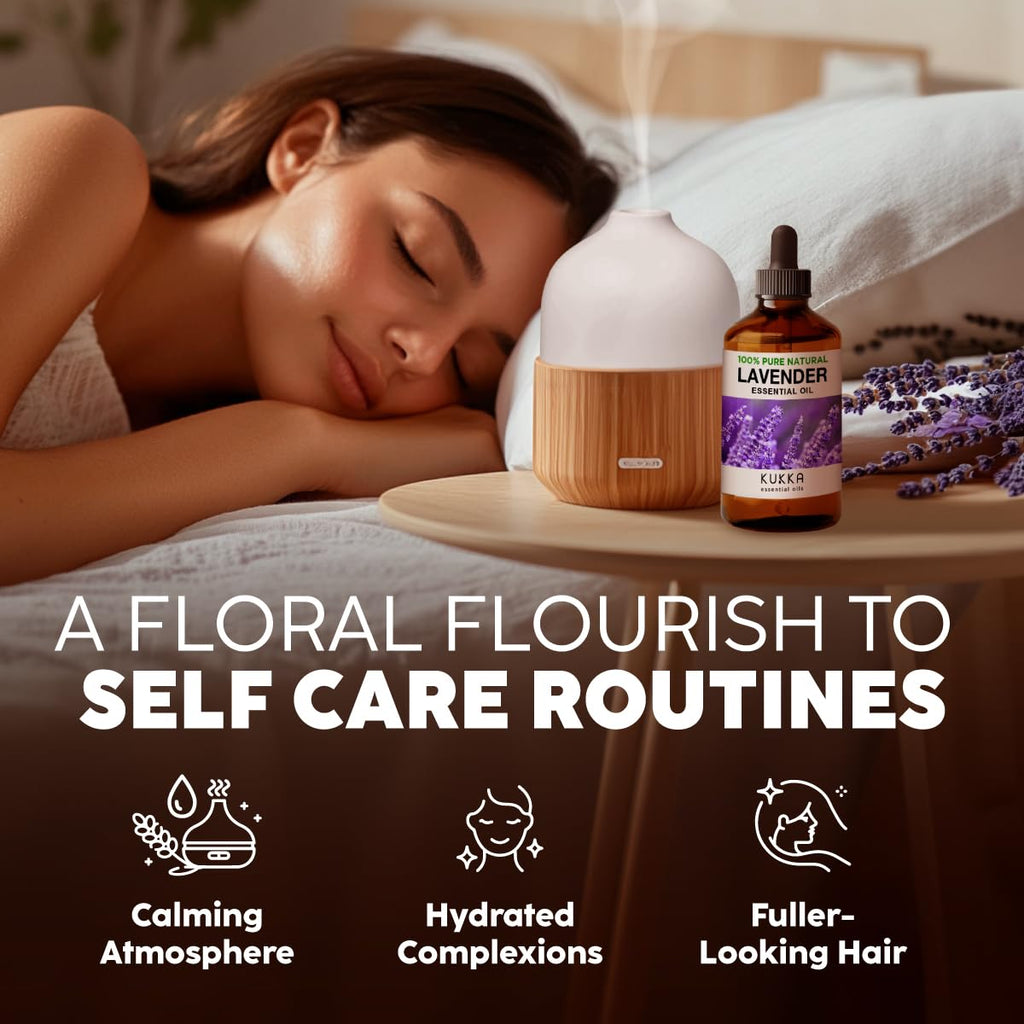 Lavender & Tea Tree Essential Oil Set 2x4 fl oz R7292