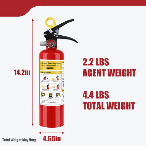 2.5 lb ABC Dry Chemical Fire Extinguishers D797592