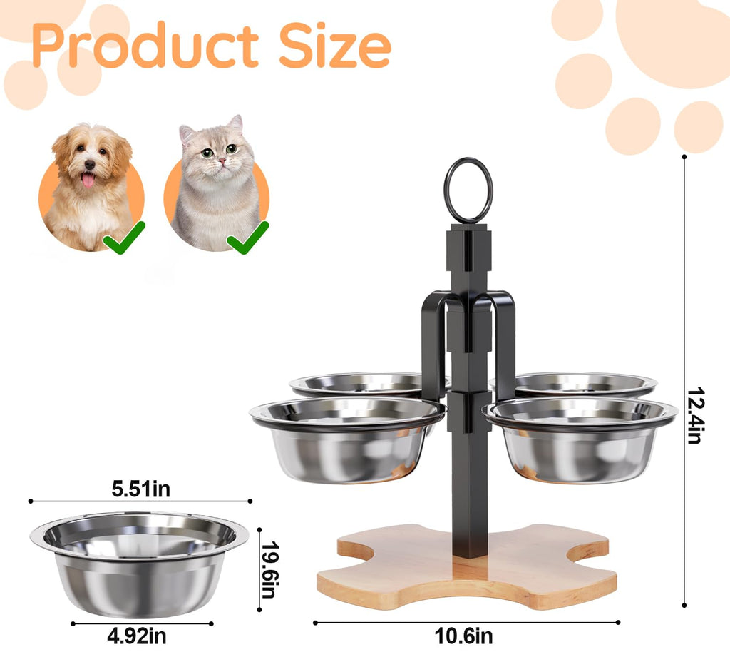 Elevated Cat Bowls with Stand X85613