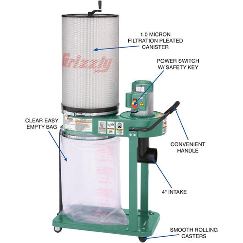 1 HP Canister Dust Collector F2017