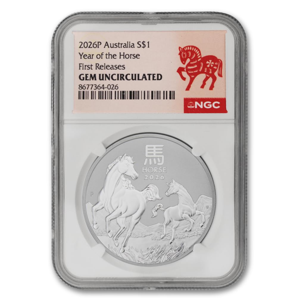 1 oz Australian Silver Lunar Year of the Horse Coin H1834