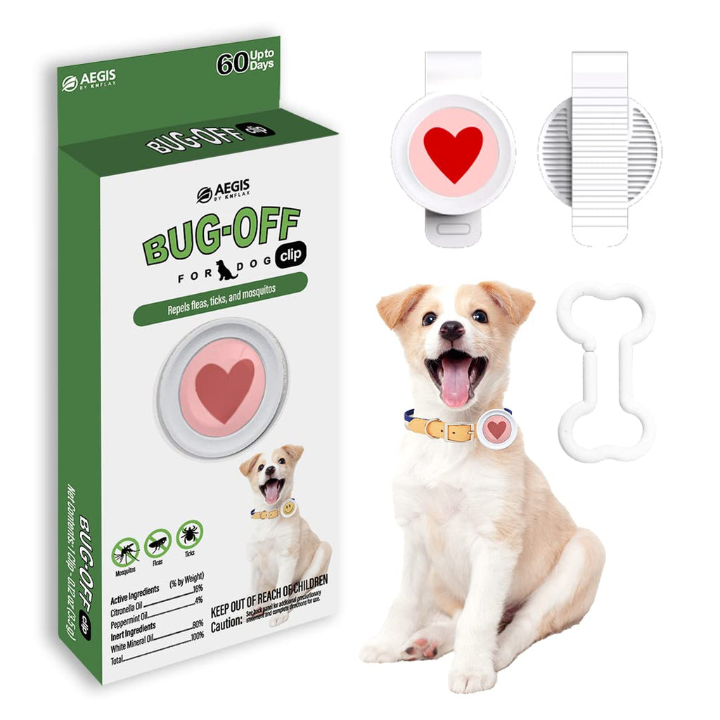 Natural Flea and Tick Repellent Clip for Dogs O423220