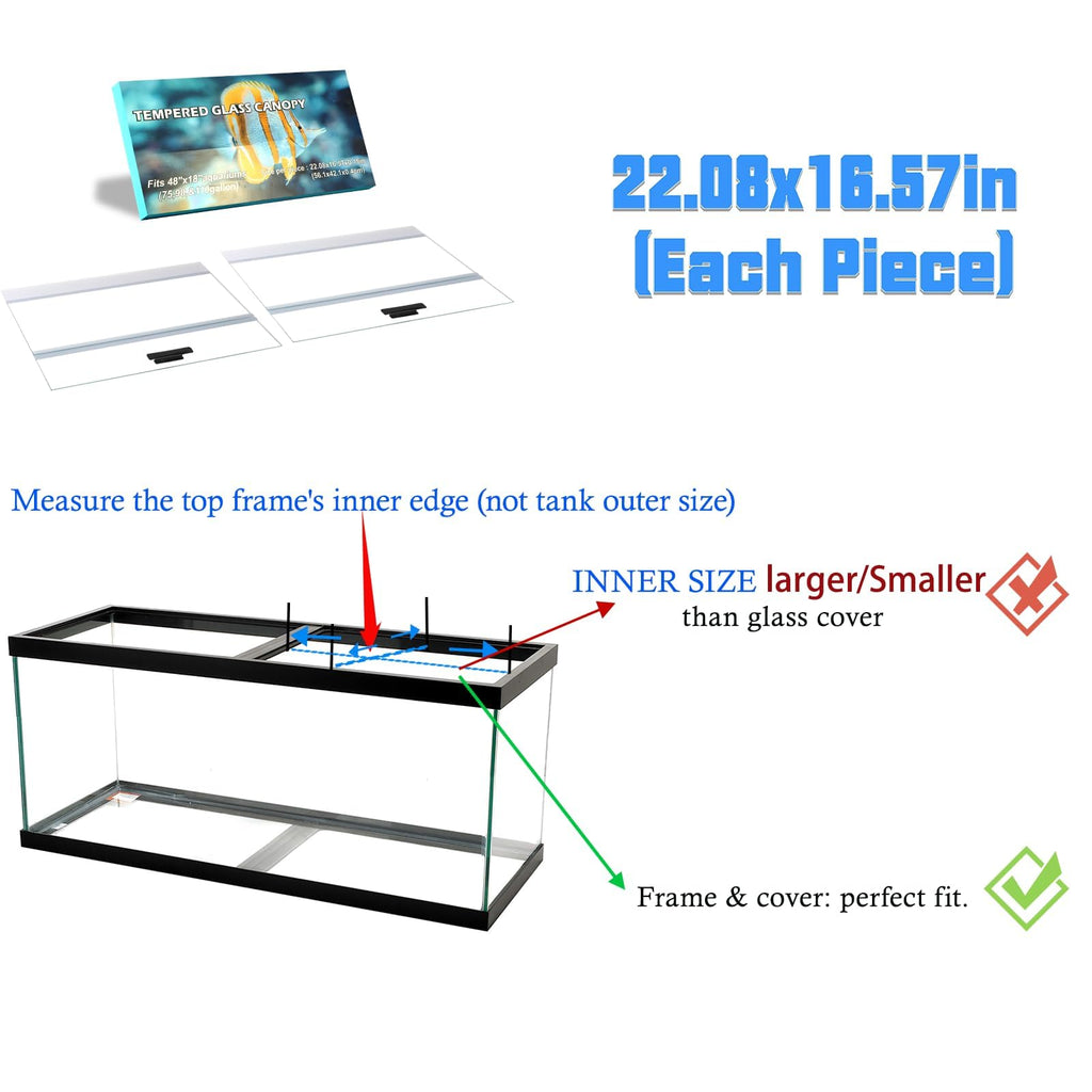Clear Tempered Glass Canopy V7944