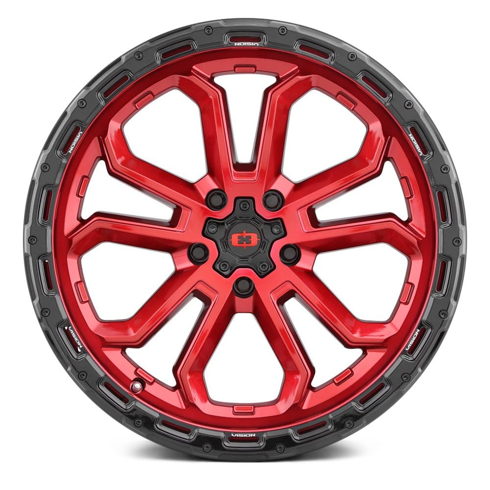 20x9 5x5 Red Wheel Rim U2788