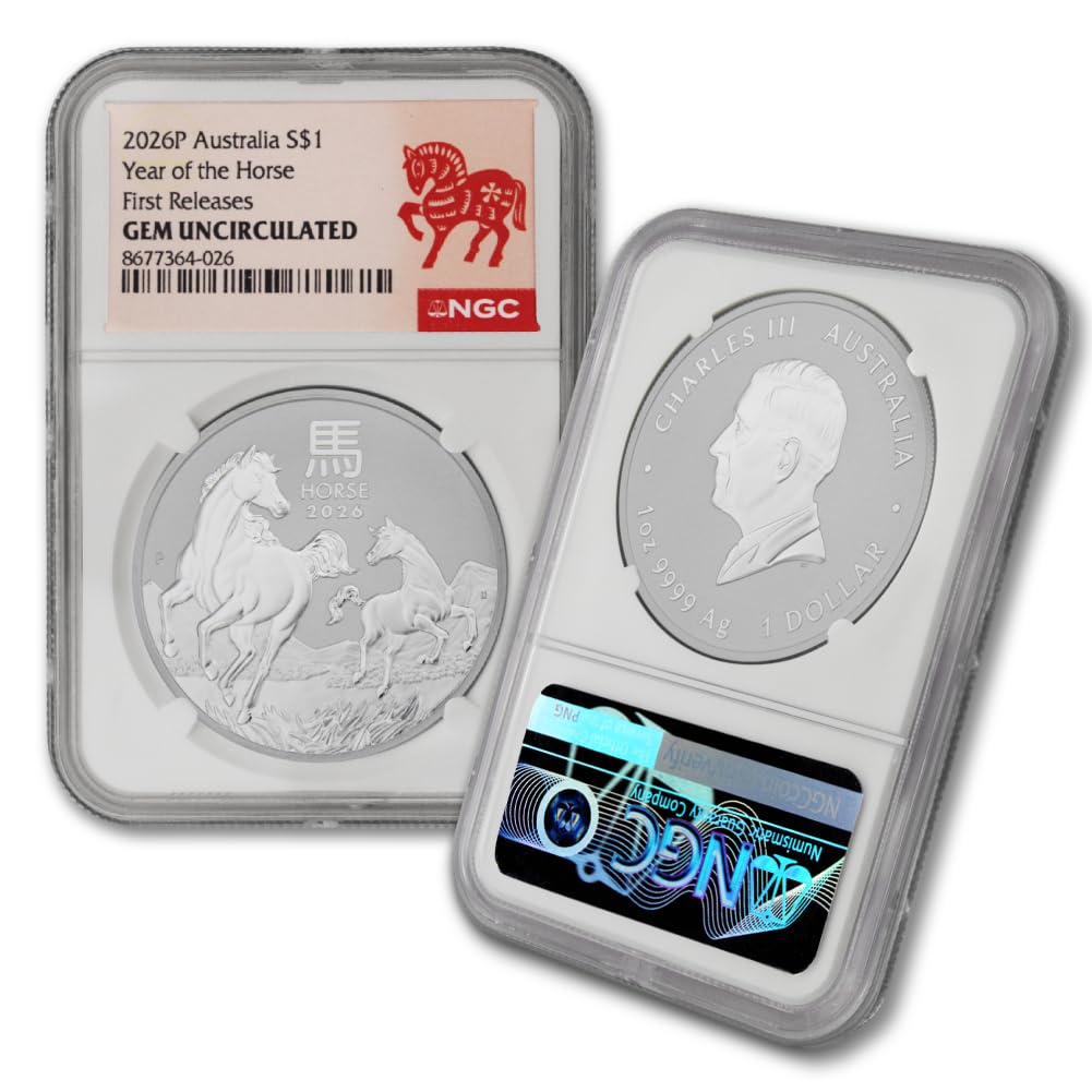 1 oz Australian Silver Lunar Year of the Horse Coin H1834
