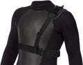 Adjustable Elastic Shoulder Strap Harness Black Gold K1352