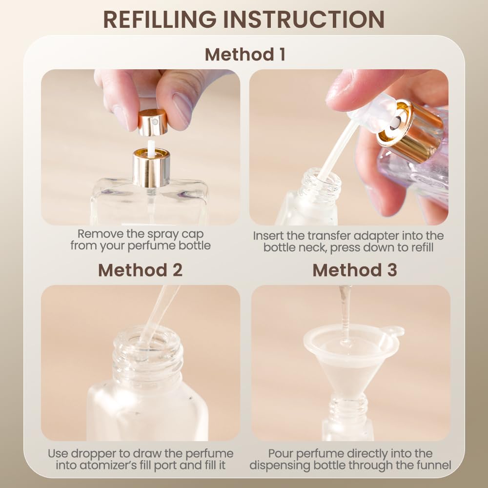 Refillable Spray Perfume Bottle 30pcs 15ml A12232