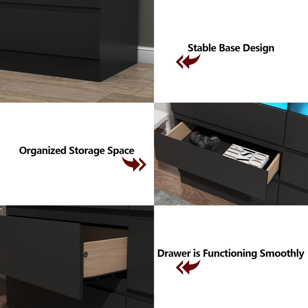 9 Drawer Dresser with Power Outlet C4008