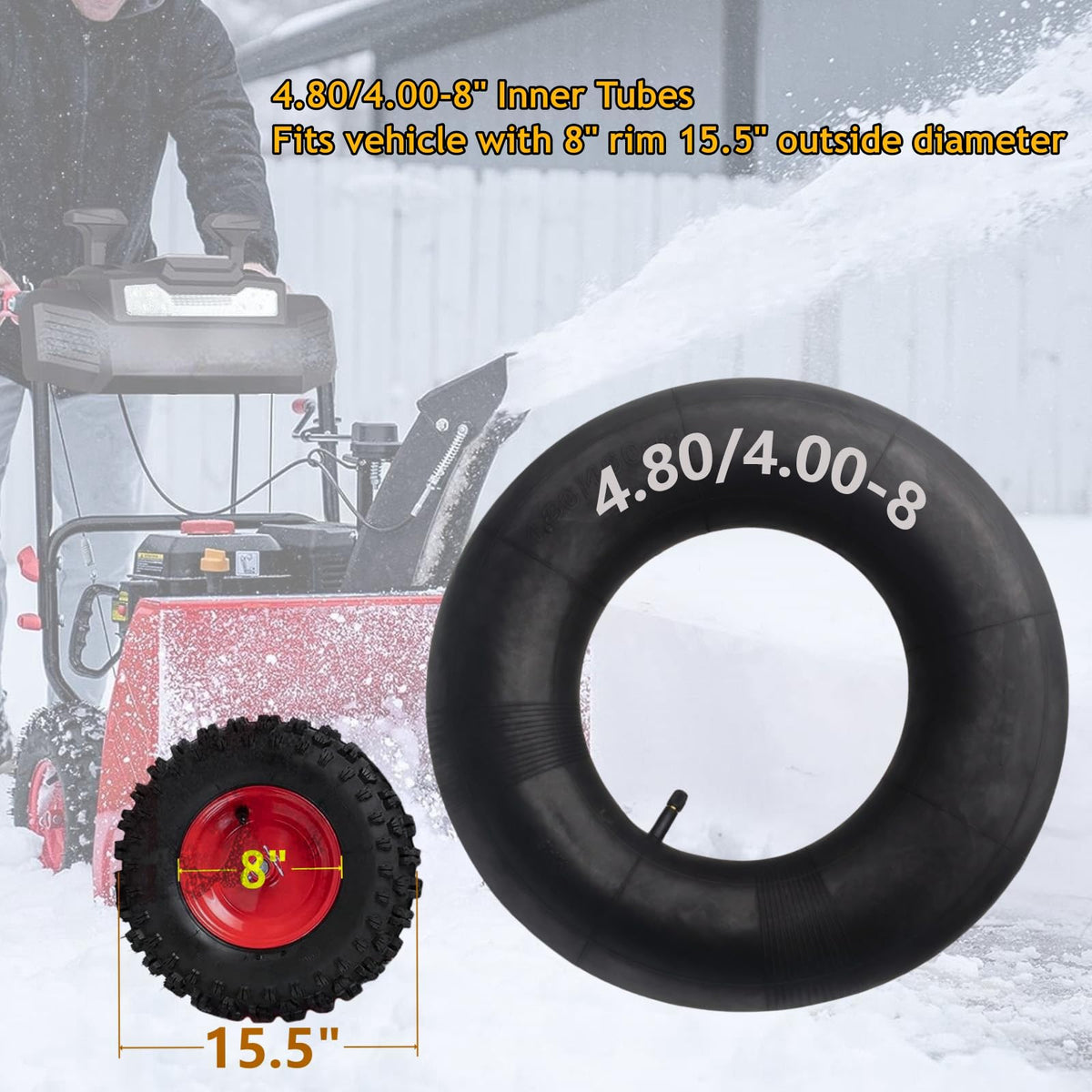 4.80/4.00-8 Heavy Duty Tire Inner Tubes K751642