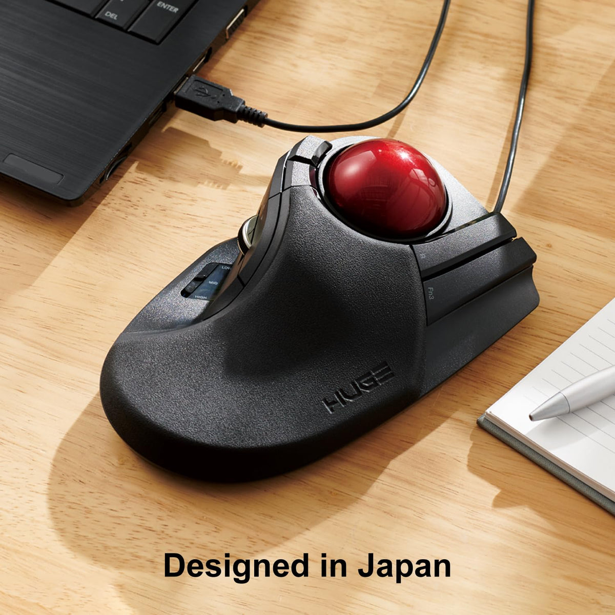 Wired Finger-Operated Trackball Mouse L1155