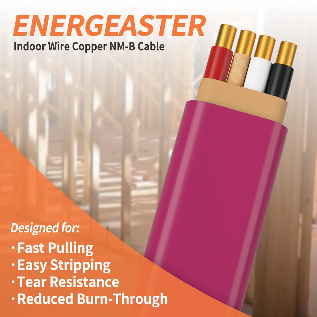 10/3 NM-B Copper Cable with Ground 50FT I744