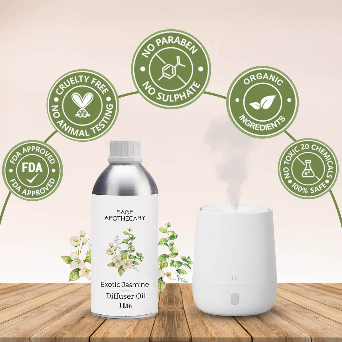 Exotic Jasmine Diffuser Oil 1L D8866