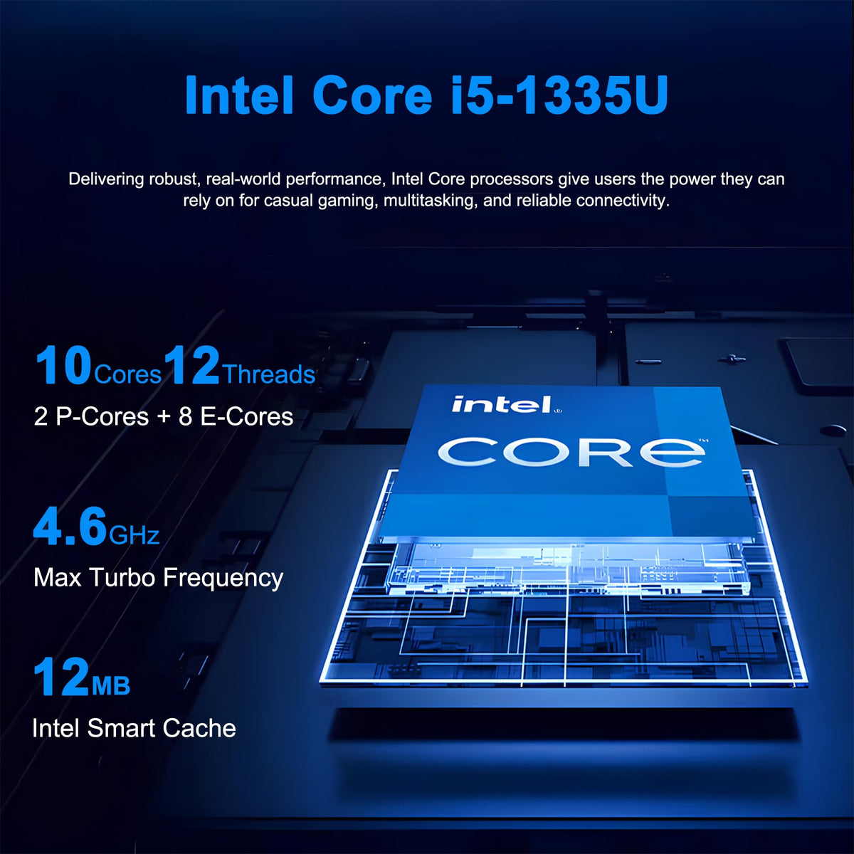 15.6" FHD Anti-Glare Intel 10-core i5 16GB RAM 256GB SSD Laptop R788111