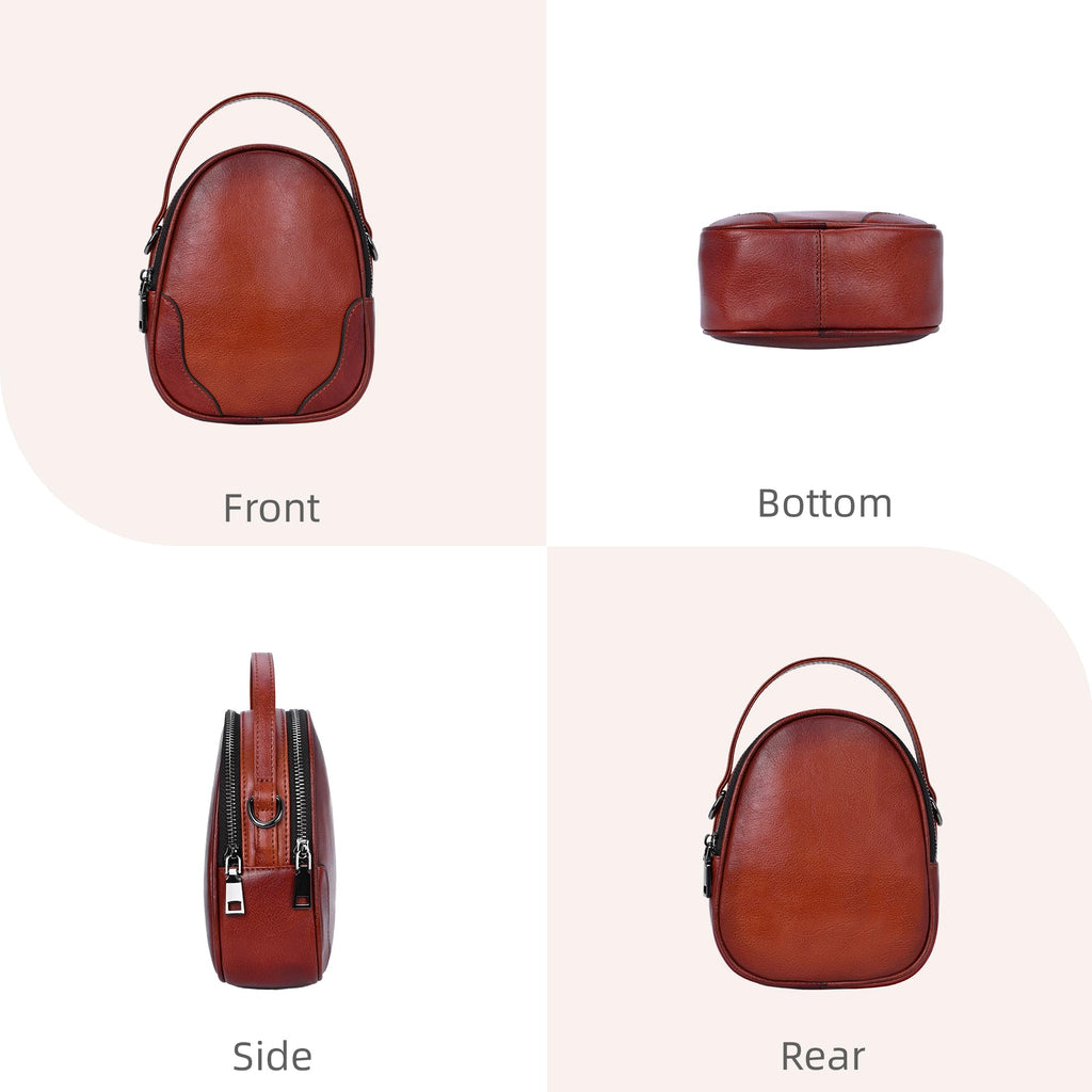 Small Leather Crossbody Bag P4175
