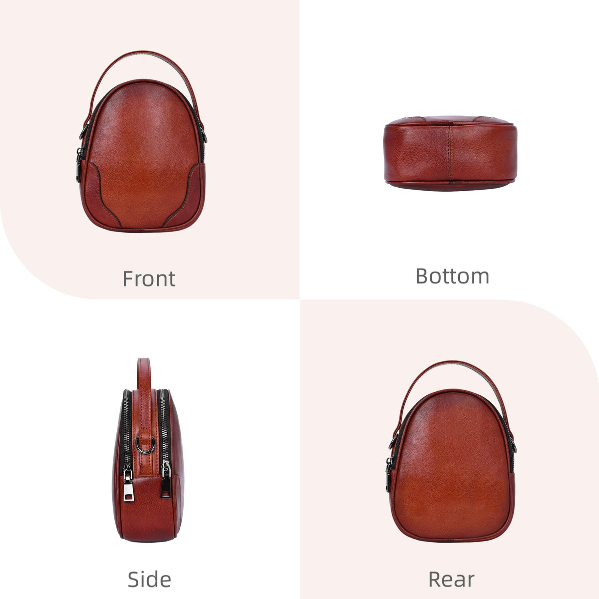 Small Leather Crossbody Bag P4175