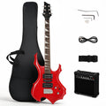 Red Electric Guitar Kit with Amplifier H1702