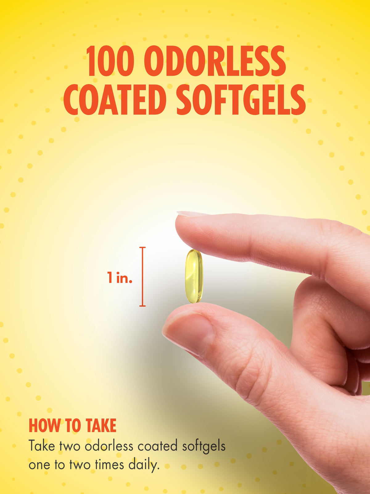Fish Oil 1200mg 100 Softgels S203879