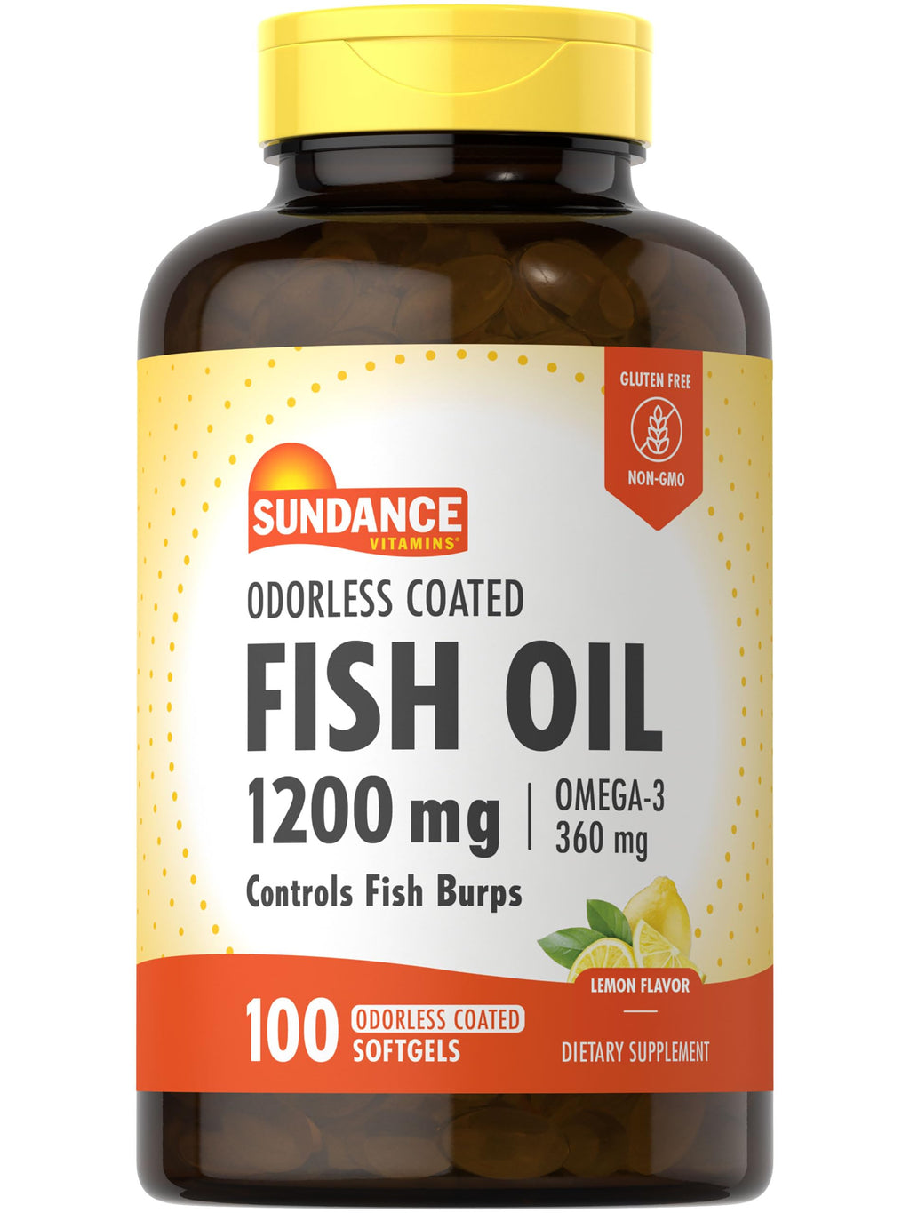 Fish Oil 1200mg 100 Softgels S203879