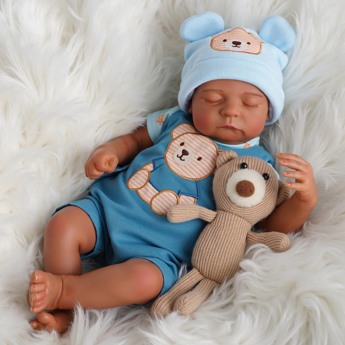 20 Inch Black Reborn Baby Dolls K398133