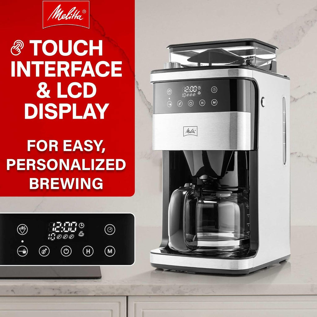 10-Cup Coffee Maker with Built in Burr Grinder C304