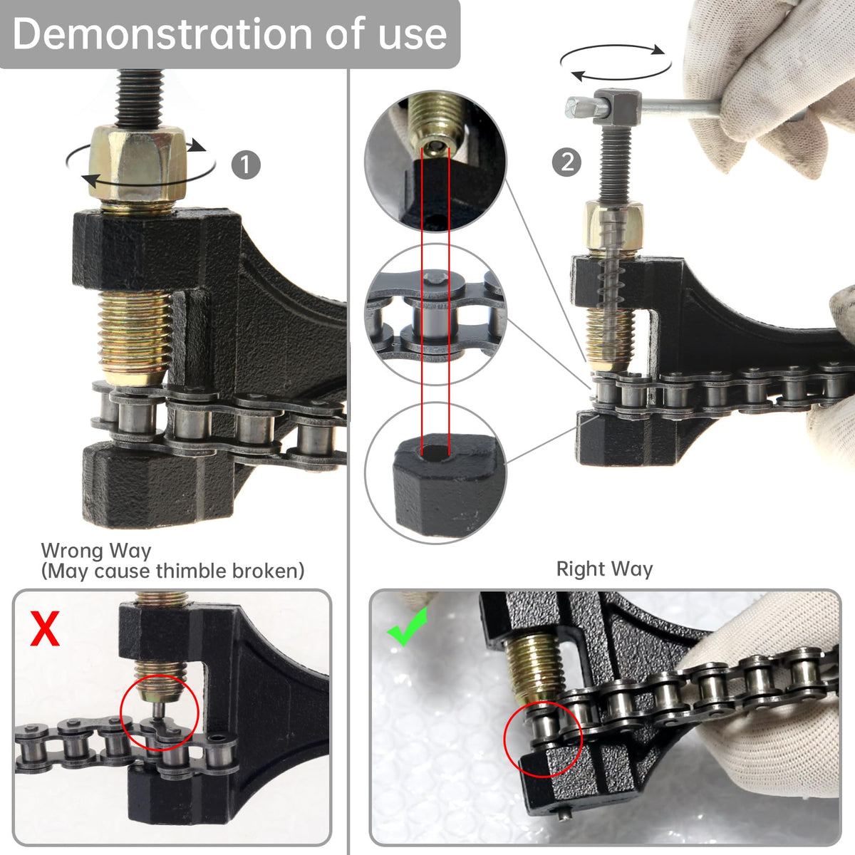 Chain Breaker Link Removal Tool L419