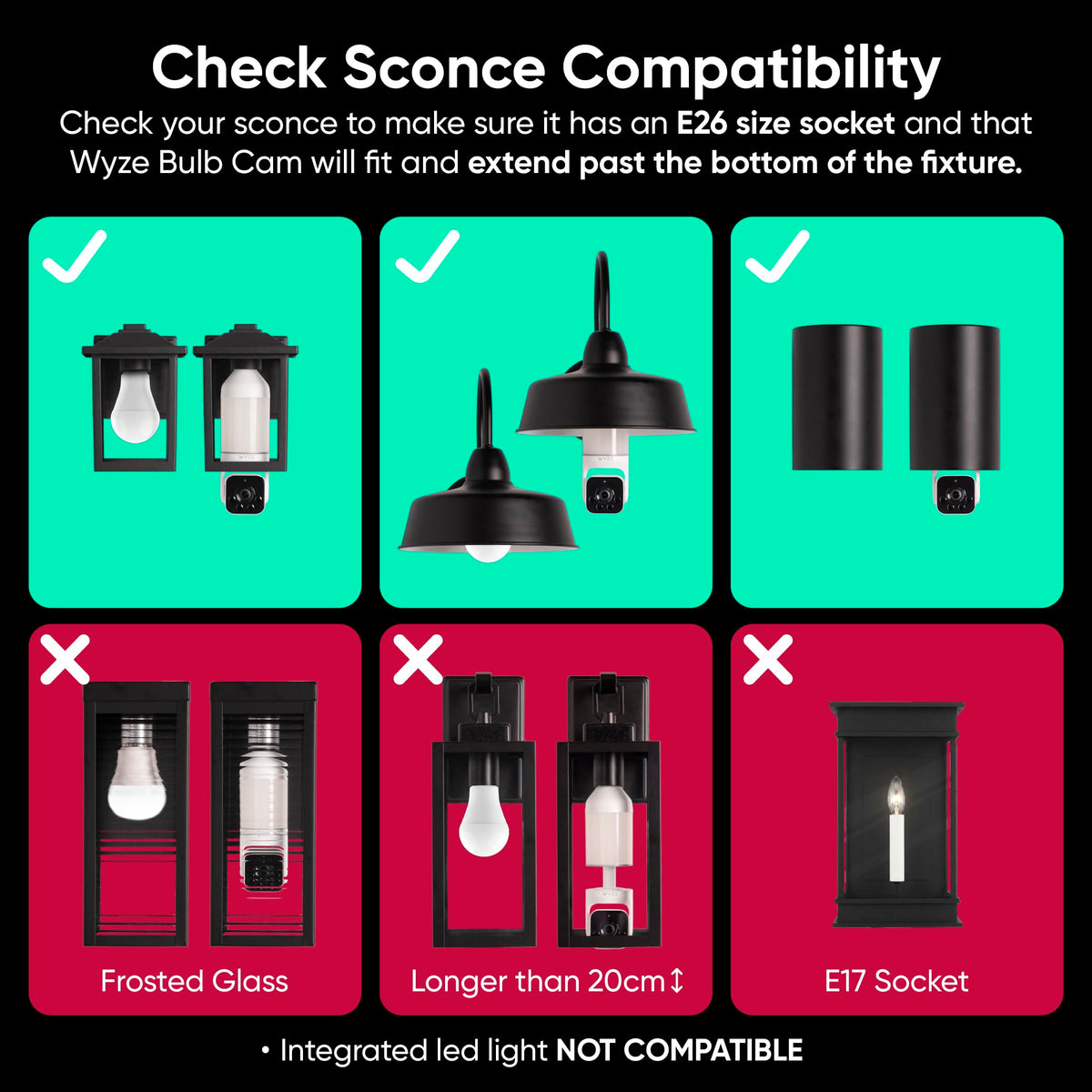2K HD Smart Light Bulb Security Camera N761
