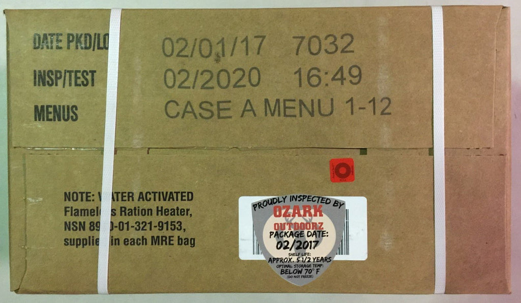 24 Meals Military Surplus Meal Ready to Eat P836