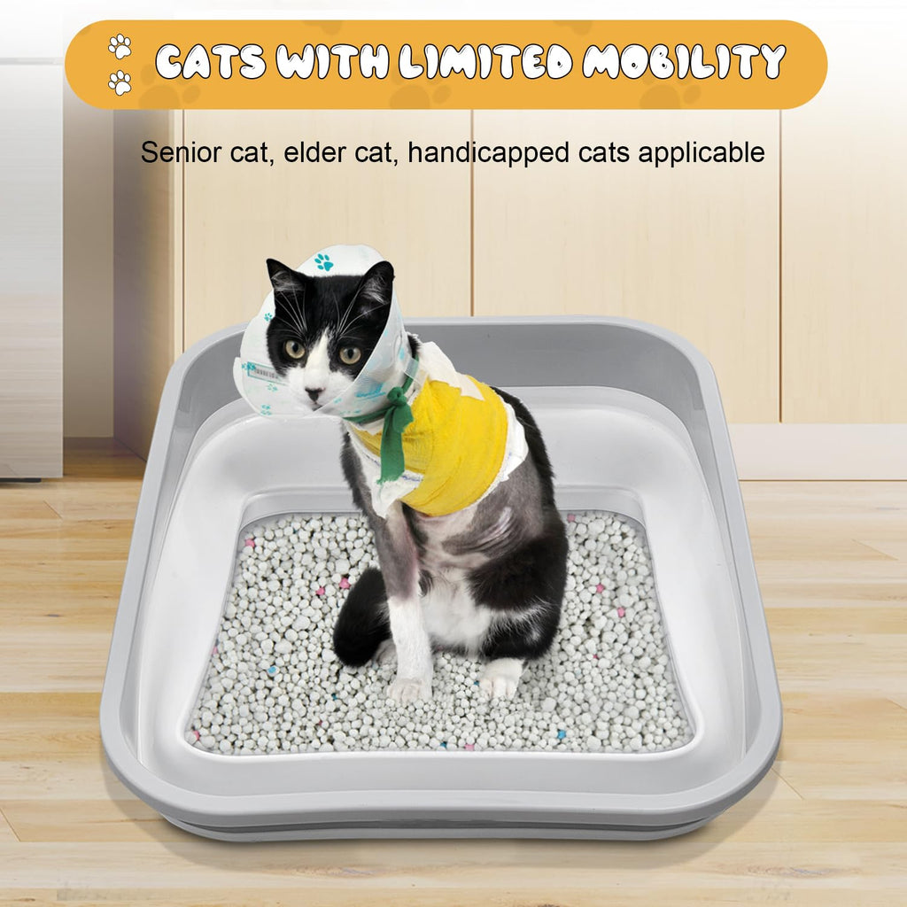 Collapsible Open Cat Litter Box M623