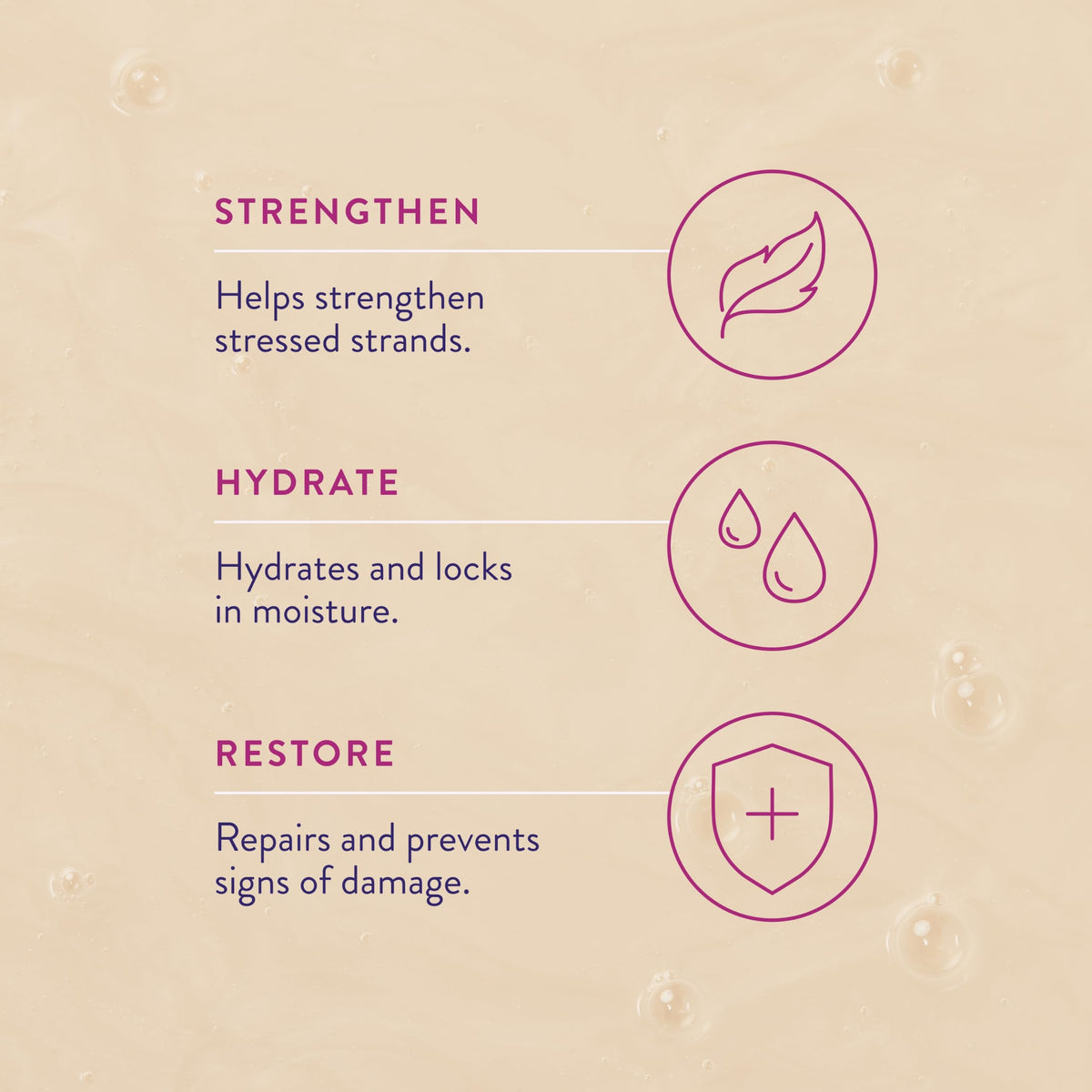 Shampoo, Conditioner, Leave-In Conditioner & Hair Mask E2955