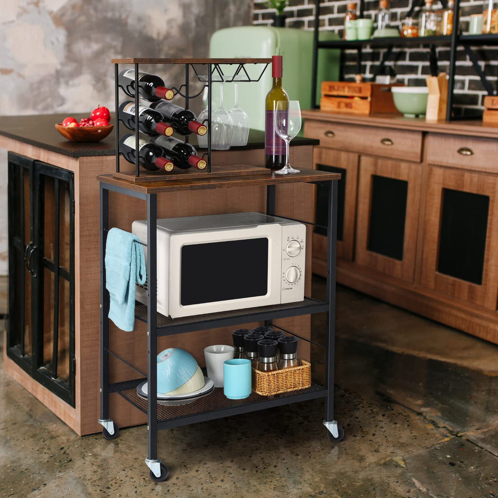 3-Tier Rolling Cart A829273