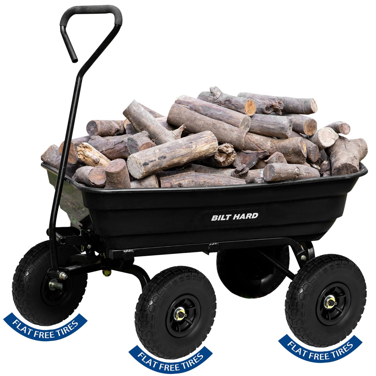 Poly Garden Dump Cart 600 lbs 4 Cu Ft S20894
