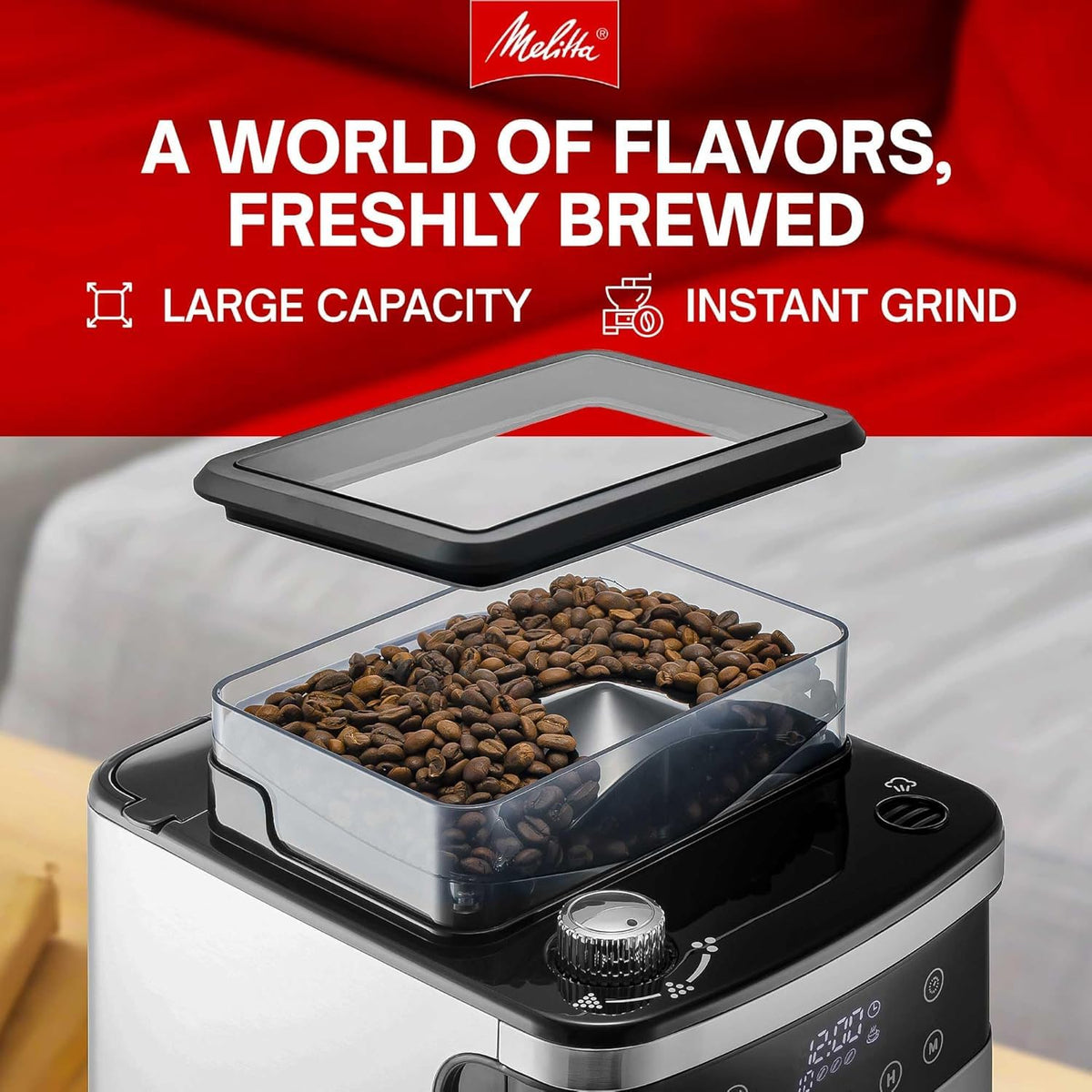 10-Cup Coffee Maker with Built in Burr Grinder C304