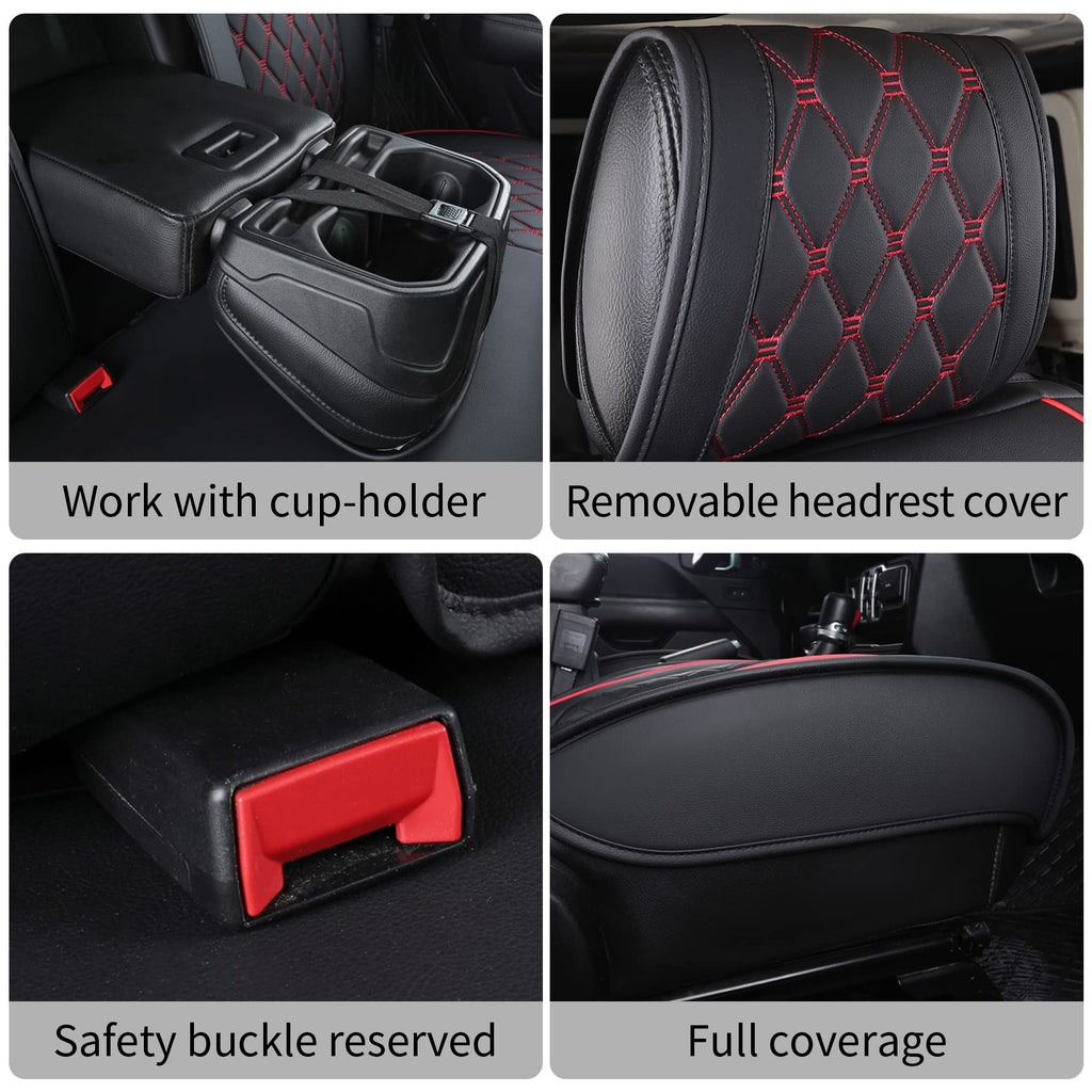 Jeep Wrangler JK JL 4-Door Seat Covers Full Set R622