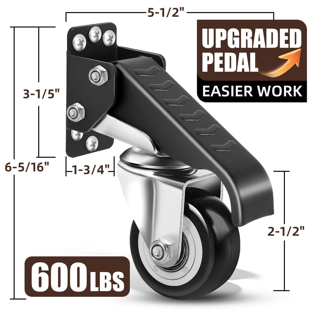 Workbench Casters Kit 600Lbs 4P W893193