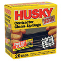 42-Gallon Polyethylene Resin Contractor Clean-Up Bags, 20 Count, Black C774647