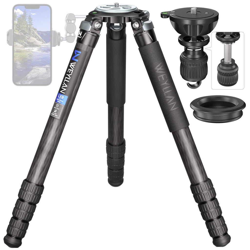 Carbon Fiber Tripod with 75mm Bowl and Adapter W99108