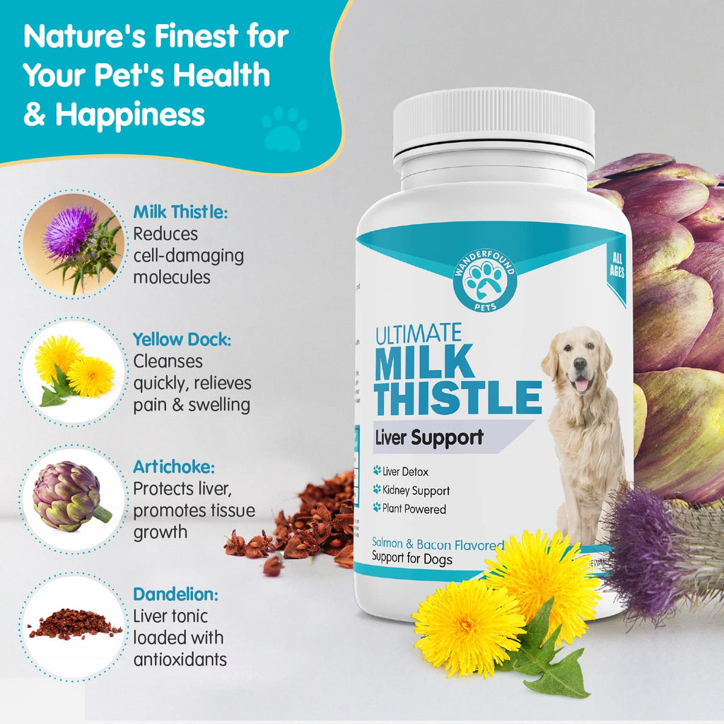 Milk Thistle for Dogs Chewable Tablets L522606