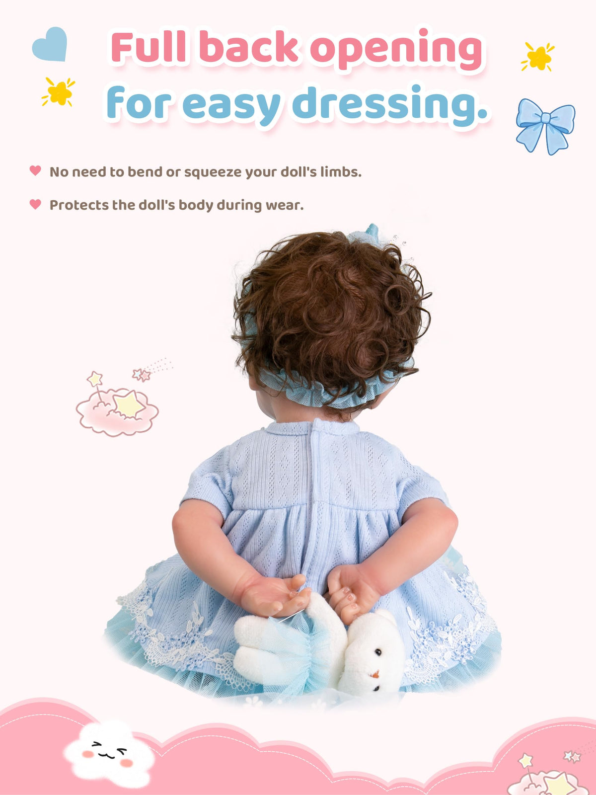 Blue Baby Doll Clothes 17-20 Inches D472201