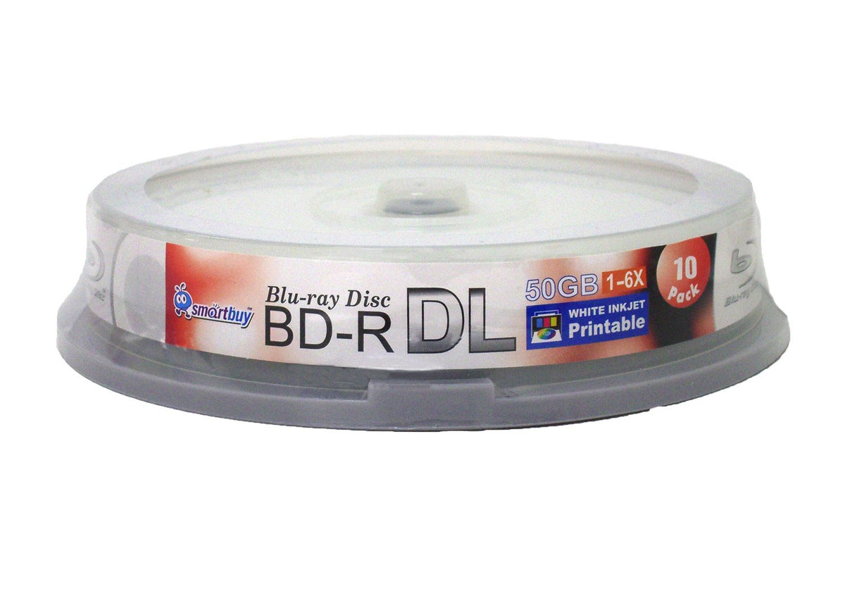 100-disc 50gb 6X Bd-r Dl White Inkjet Hub Printable Blank Disc E822